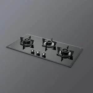 FBB 783 – Built-in Hob, 3 Full Brass Burner, Auto Ignition, Metal Knobs