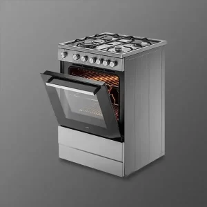 KAB 60 SS – Cooking Range with Electric Oven, Stainless Steel Finish